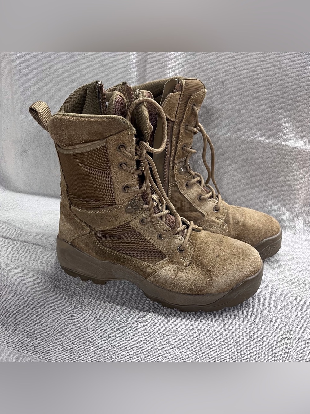 5.11 Tactical ATAC 2.0 8” Desert Side Zip Boots Dark Coyote US 7.5